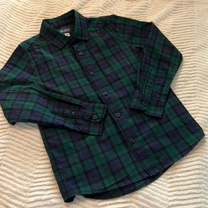 Boys Plaid Button Down